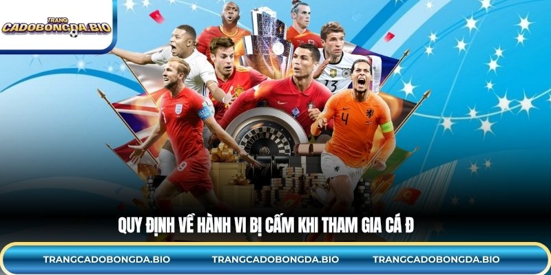 Quy định về hành vi bị cấm khi tham gia cá độ